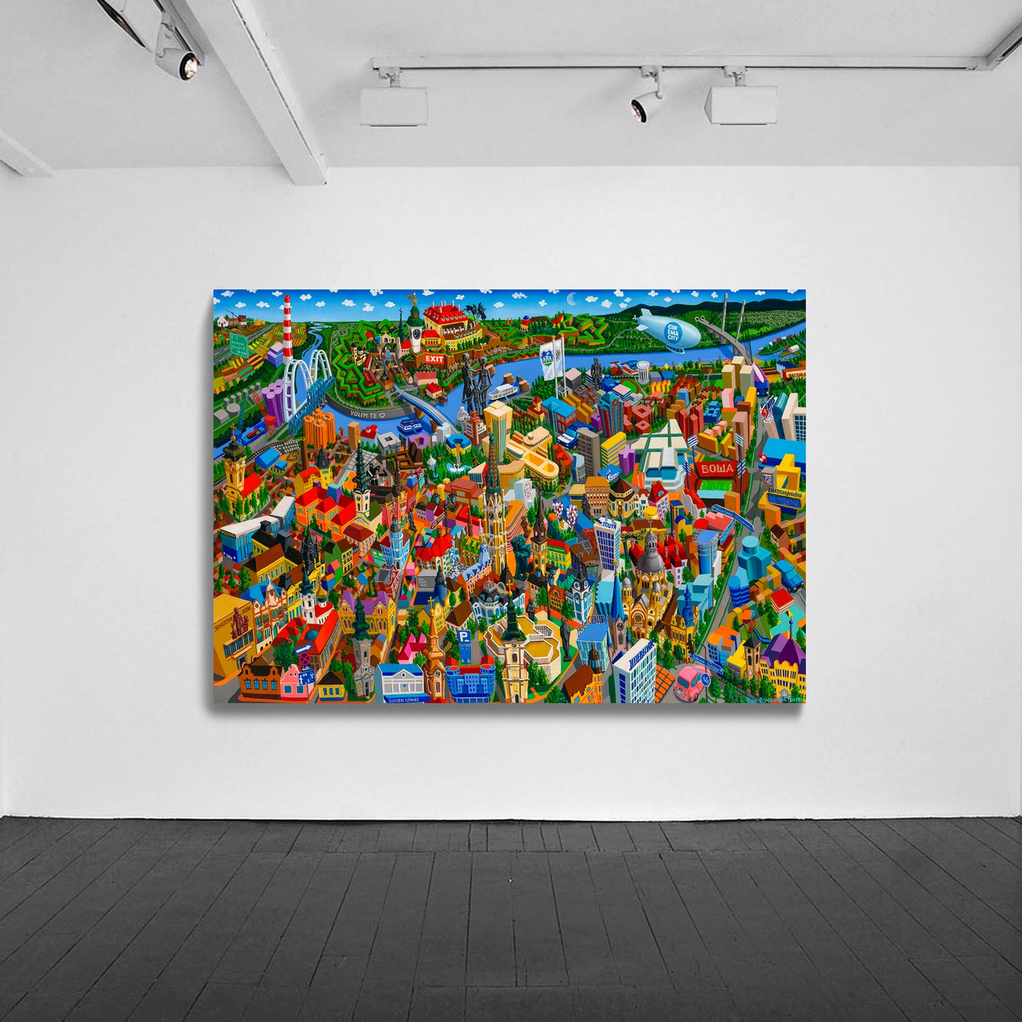 Novi Sad Painting - SOLD