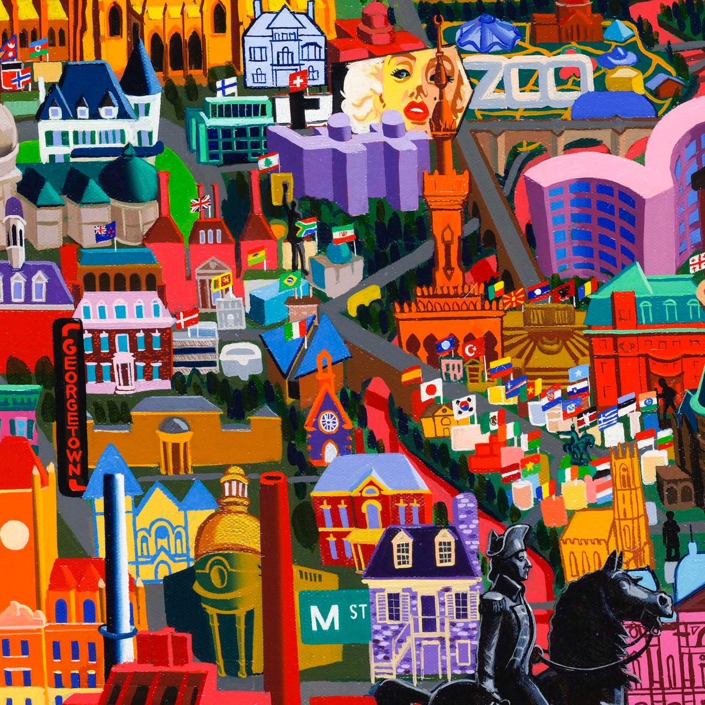 Washington D.C. painting
